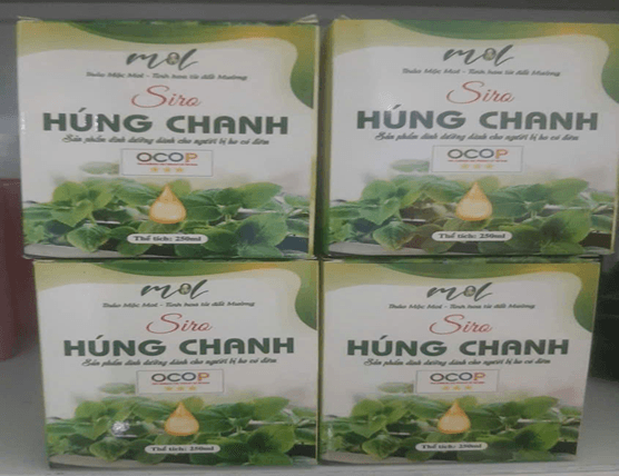 OCOP - Siro húng chanh mol - Lọ 250 ml