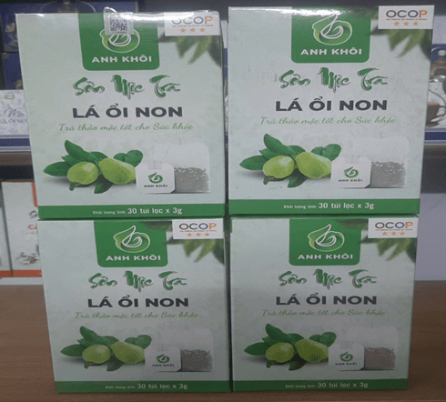 OCOP - Sơn mộc trà – Lá ổi non