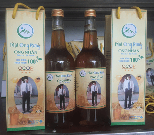 OCOP - Mật ong rừng Ông Nhân - Chai 650 ml