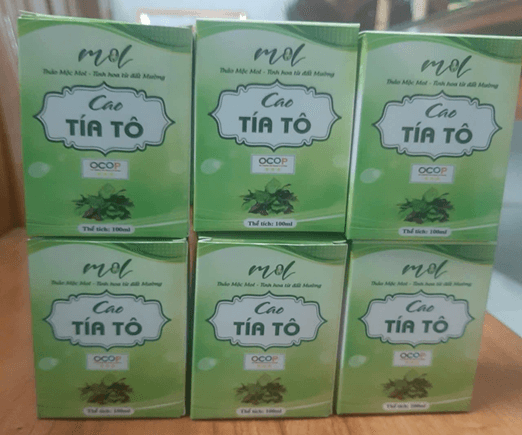 OCOP - Cao tía tô mol - Lọ 100 ml